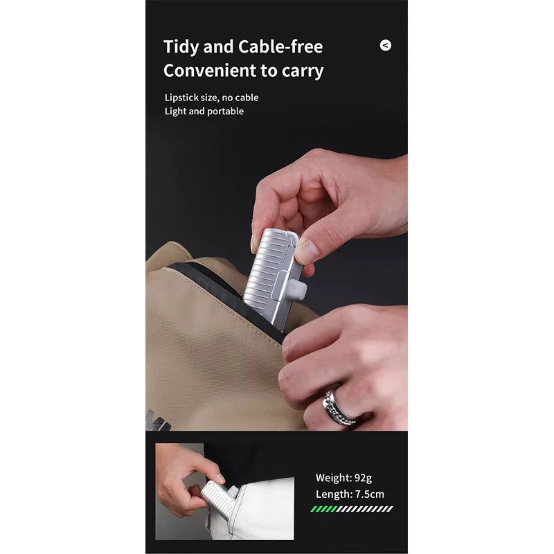 Rock P85/P86 Fast Charging PD 20W Mini Power Bank 4800mAh for iPhone Android