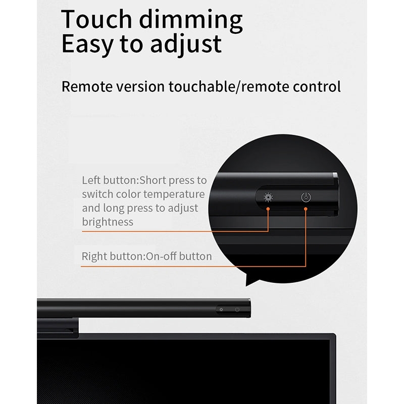 WIWU SCREEN HANGING LIGHT L1 WITH REMOTE CONTROL - BLACK