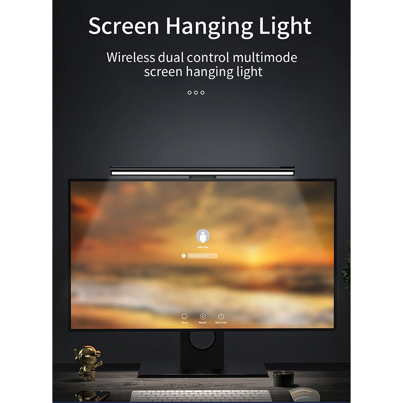 WIWU SCREEN HANGING LIGHT L1 WITH REMOTE CONTROL - BLACK