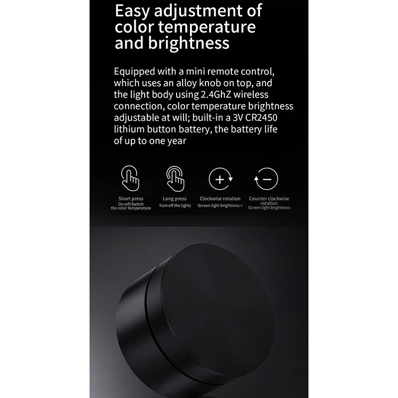 WIWU SCREEN HANGING LIGHT L1 WITH REMOTE CONTROL - BLACK