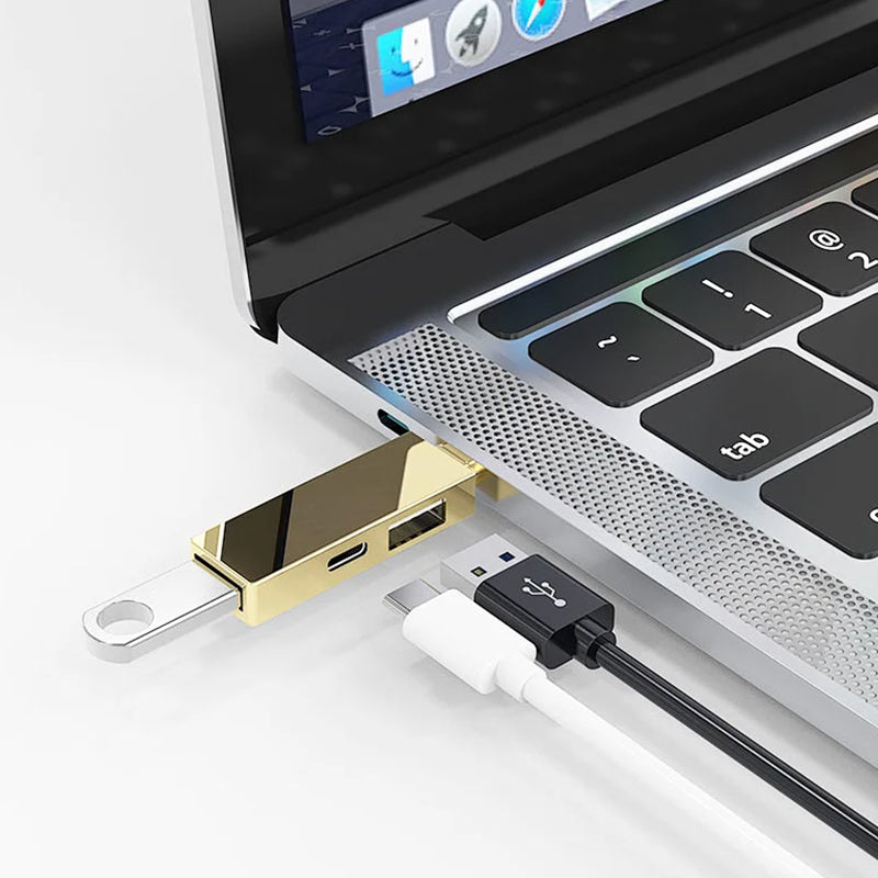 WiWU T02 PRO Usb C to Type C Hub Adapter