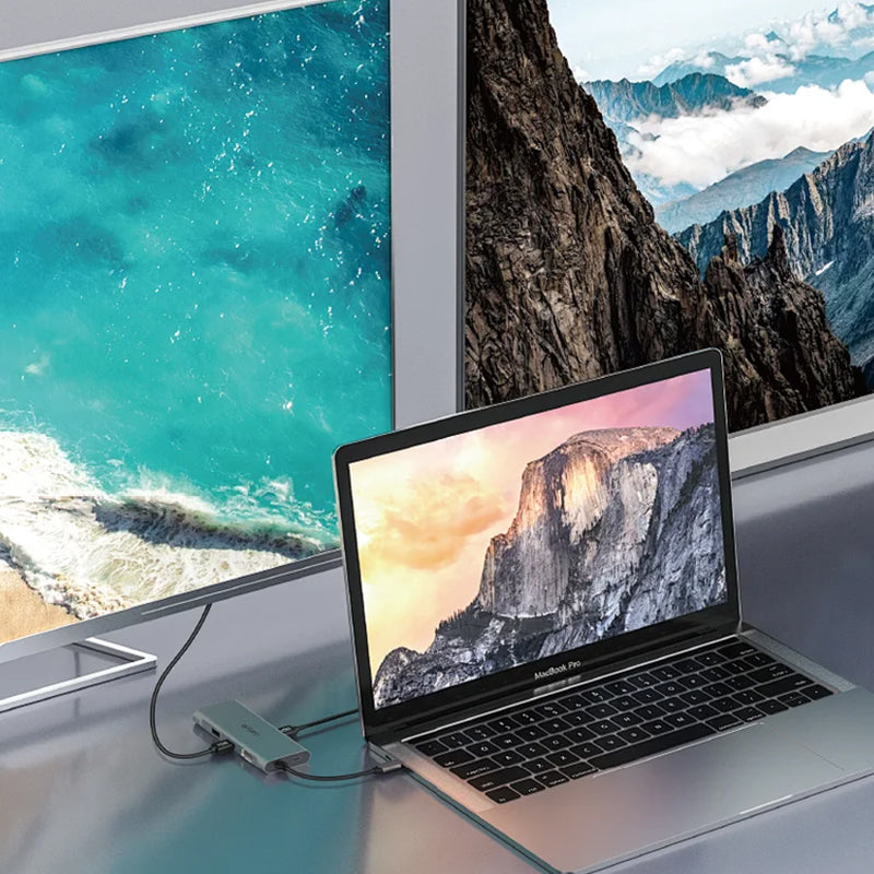 WIWU ALPHA 11 IN 1 USB-C HUB A11312H - GRAY