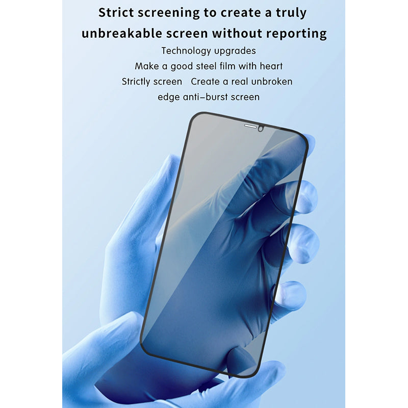 WIWU IPRIVACY HD ANTI-PEEP TEMPERED GLASS SCREEN PROTECTOR 2.5D FOR IPHONE - TRANSPARENT