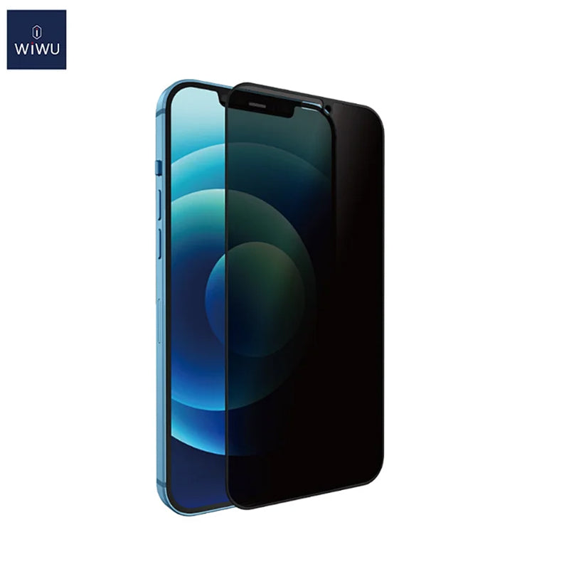 WIWU IPRIVACY HD ANTI-PEEP TEMPERED GLASS SCREEN PROTECTOR 2.5D FOR IPHONE - TRANSPARENT