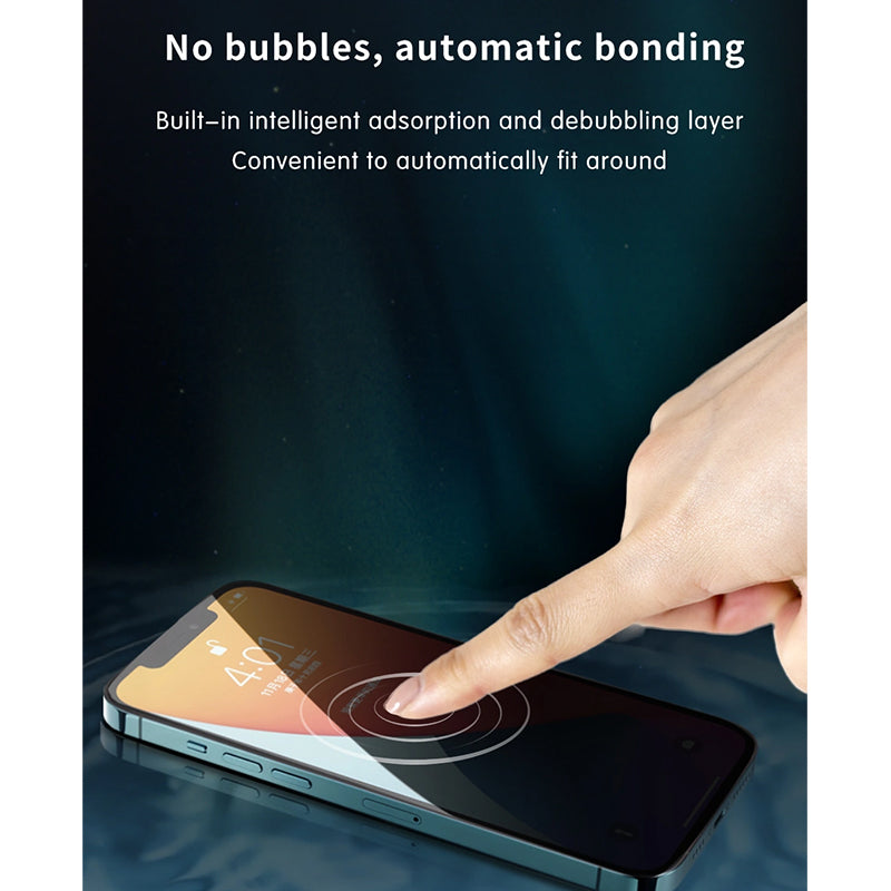 WIWU IPRIVACY HD ANTI-PEEP TEMPERED GLASS SCREEN PROTECTOR 2.5D FOR IPHONE - TRANSPARENT
