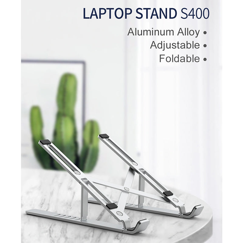 WiWU S400 Aluminum Alloy Folding Adjustable Lightweight Durable Laptop Stand