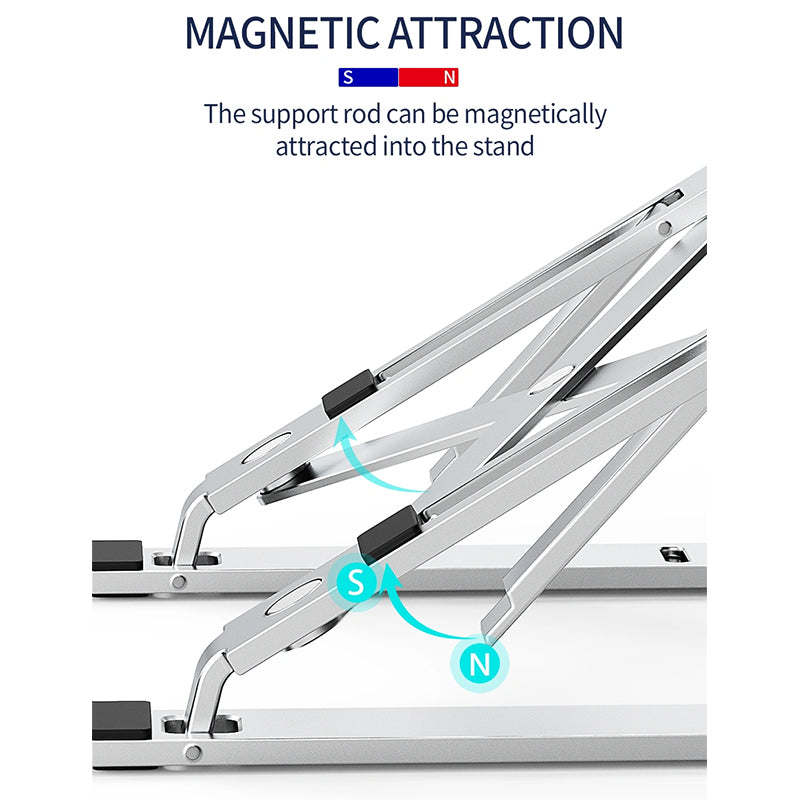 WiWU S400 Aluminum Alloy Folding Adjustable Lightweight Durable Laptop Stand