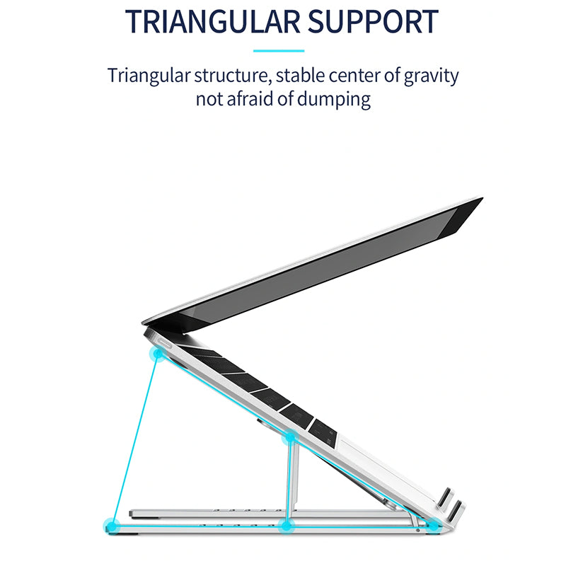 WiWU S400 Aluminum Alloy Folding Adjustable Lightweight Durable Laptop Stand